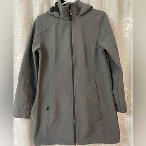 Eddie Bauer Long Rain Jacket | Fleece Lined